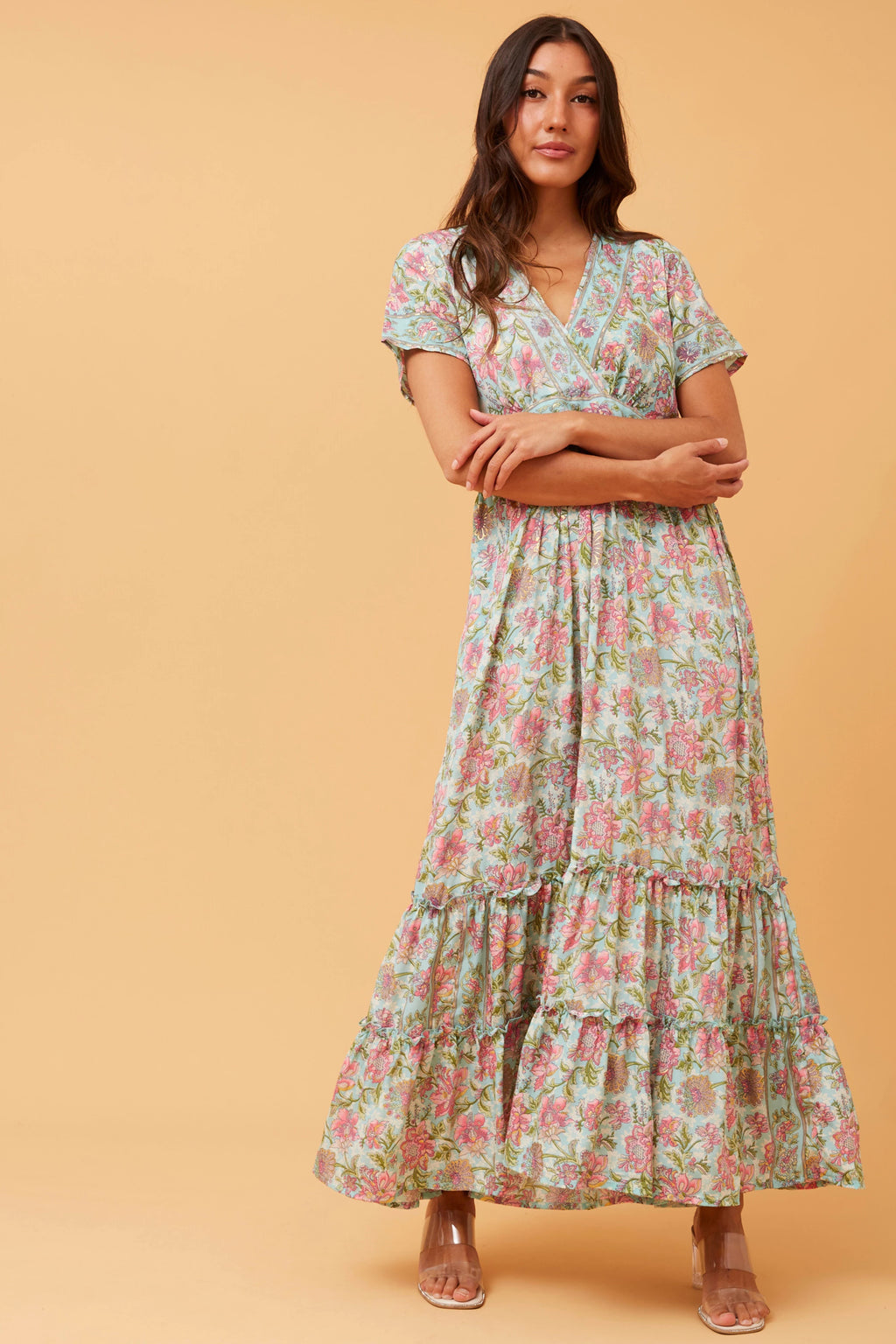 AVANI BOHO FLORAL MAXI DRESS