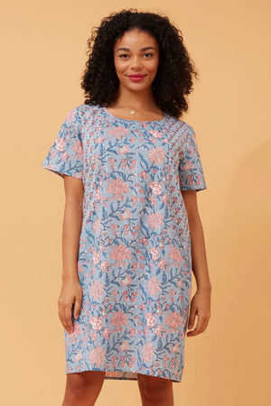 BELITA FLORAL PRINT DRESS