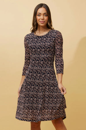 CAMILA FLORAL LACE SHORT DRESS