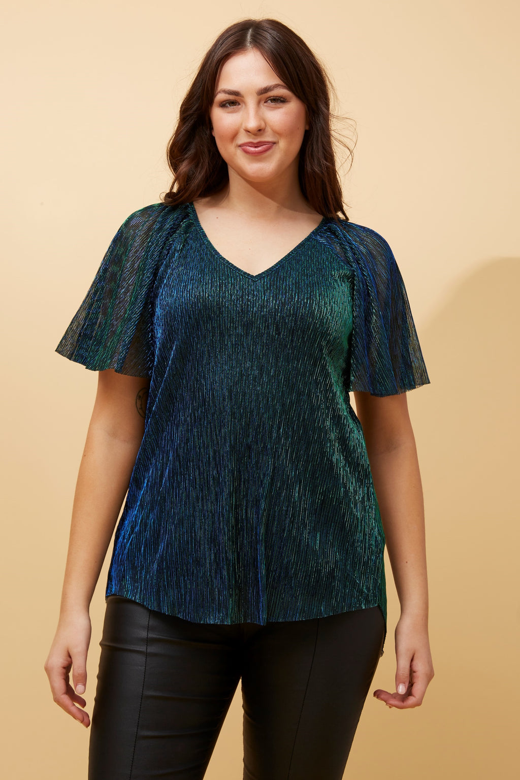EMBER PLEATED BLOUSE
