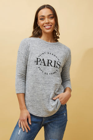 GOLDIE GRAPHIC PRINT TOP