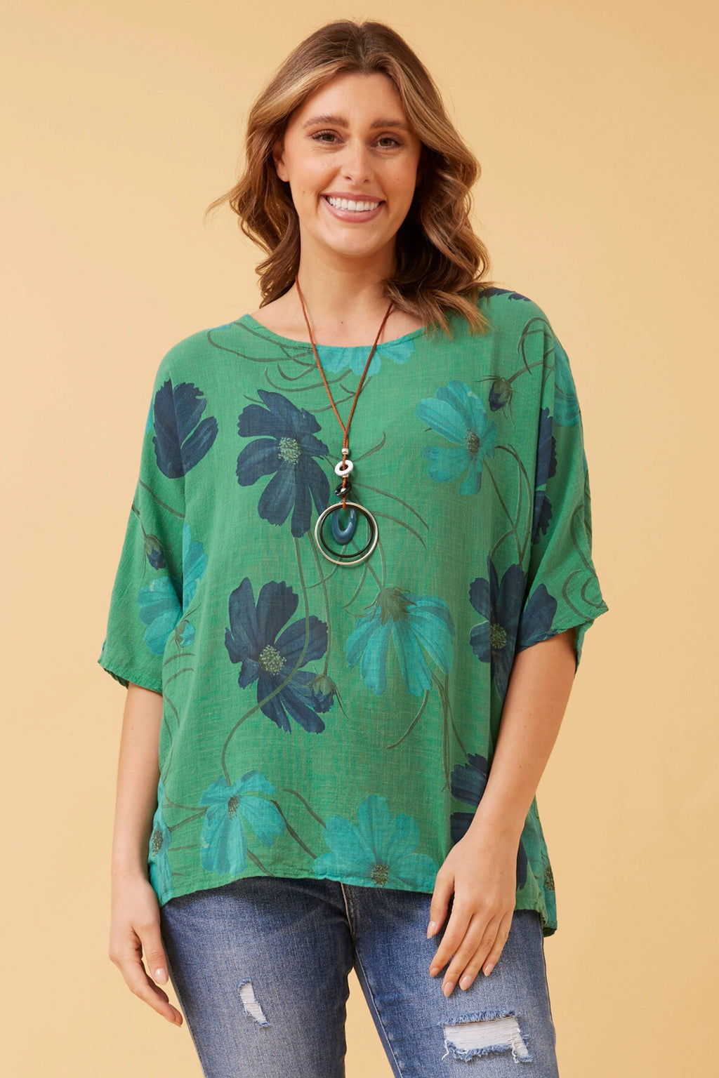 LIBBY FLORAL TOP