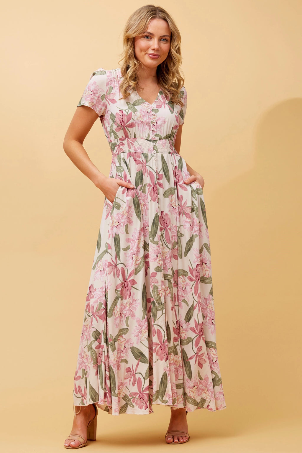 MEGAN FLORAL MAXI DRESS