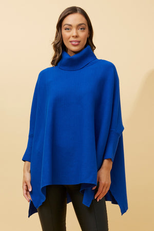 ONYX COWL NECK KNIT JUMPER