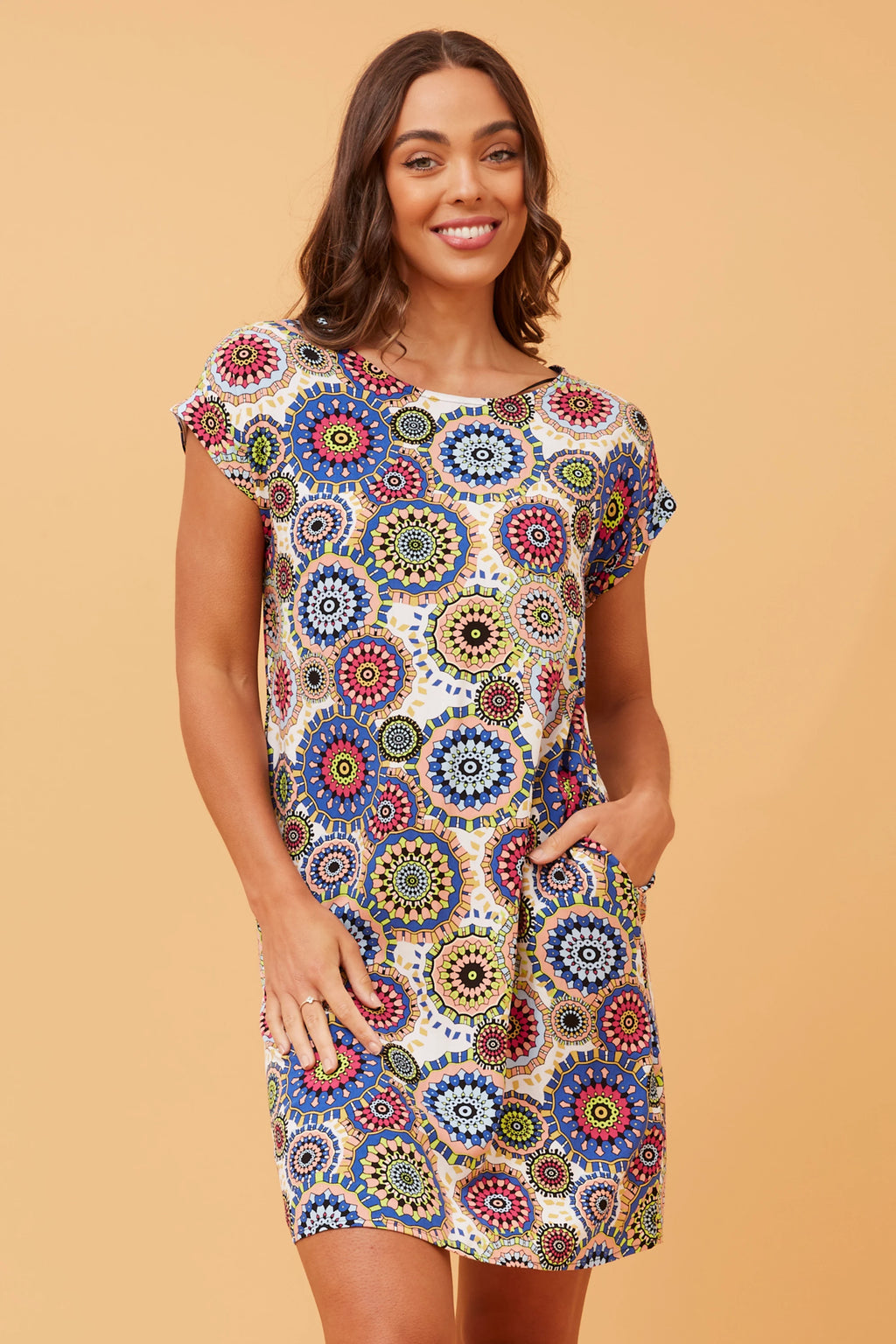 PAULA BOHO SHIFT DRESS