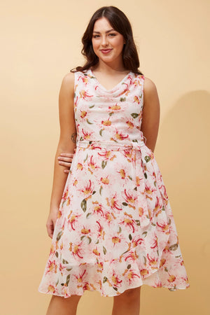 VERONICA FLORAL SHORT DRESS