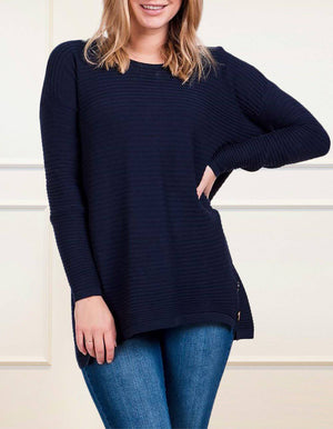 BUTTON DETAIL RIB JUMPER