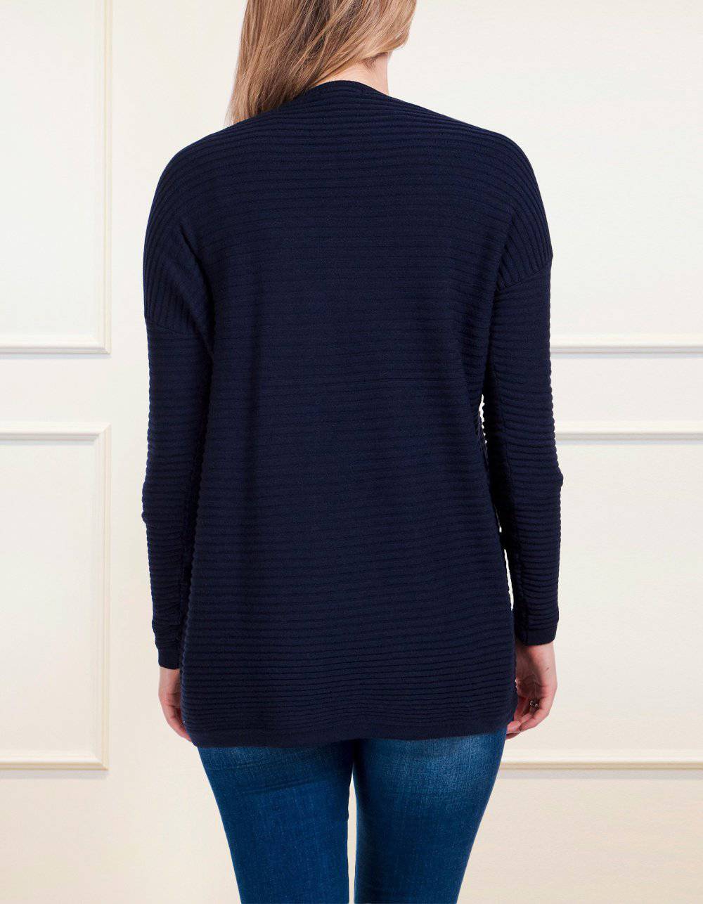 BUTTON DETAIL RIB JUMPER
