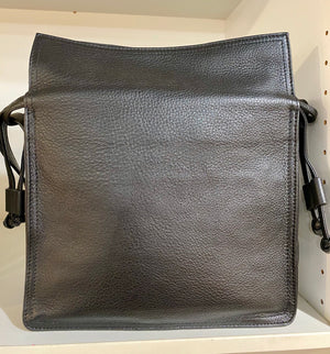 Soft Leather Press Stud Bag