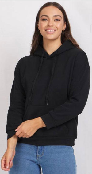 Long Sleeves Top With Hoody