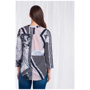 Mandarin Collar Blouse