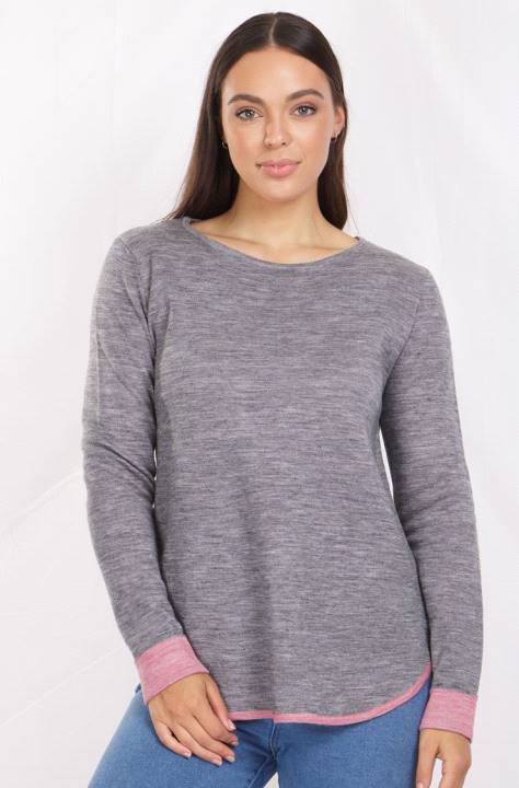 Long Sleeves Knit Pullover