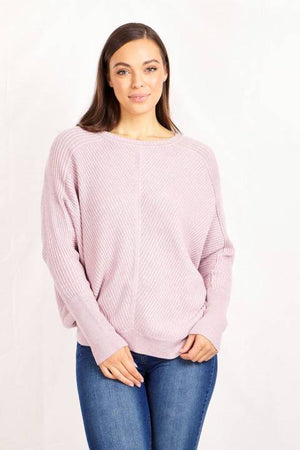 RIBBED KNIT JUMPER