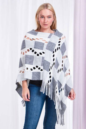 Poncho With Fringe