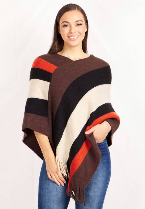Poncho with Fringe
