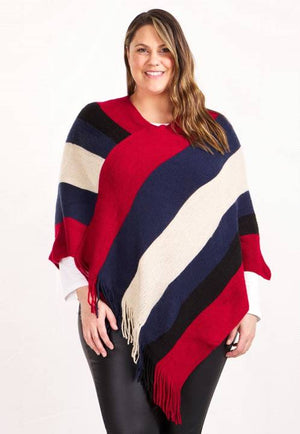Poncho with Fringe