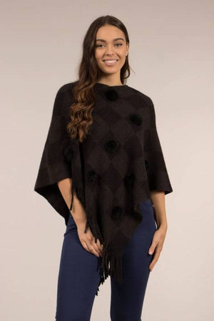 Poncho With Fringe