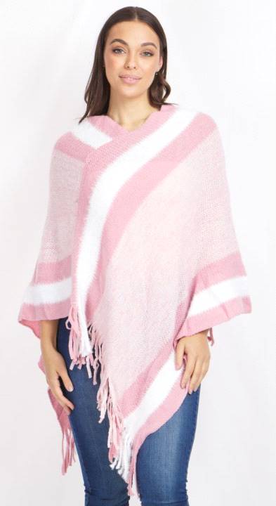 Poncho with Fringe