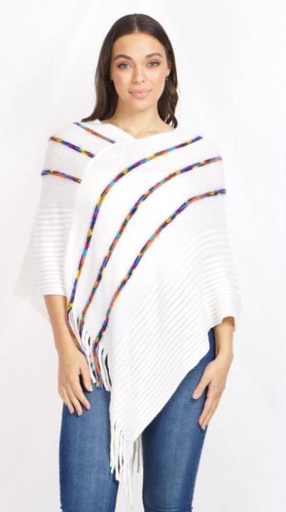 Poncho with Fringe
