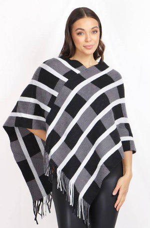 Poncho with Fringe