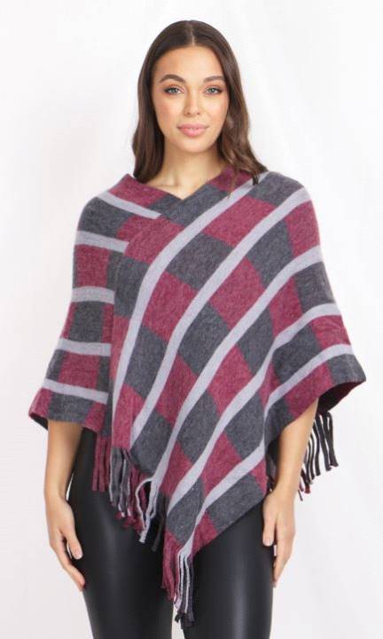 Poncho with Fringe