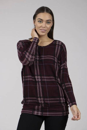 Long Sleeve Round Neck Printed Top