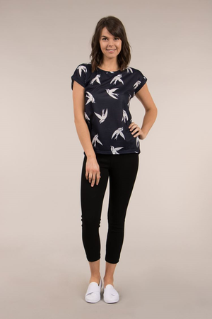 Swallow Print Tshirt