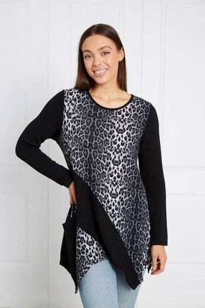 LONG SLEEVE HANKY HEM TUNIC