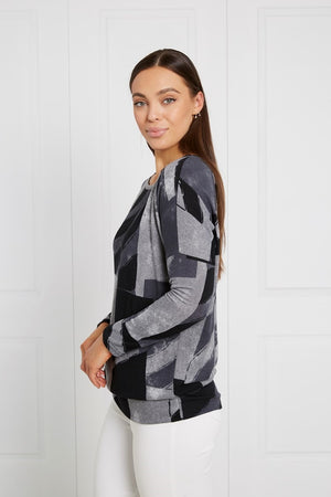 ABSTRACT PRINT TOP