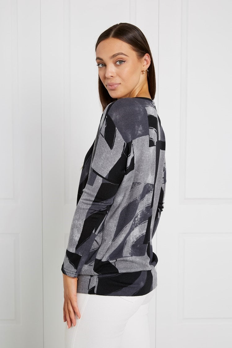 ABSTRACT PRINT TOP