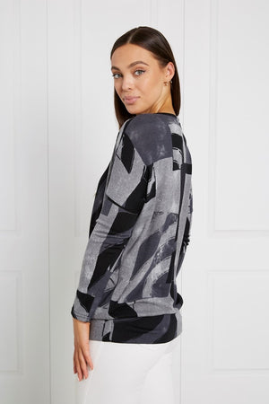 ABSTRACT PRINT TOP