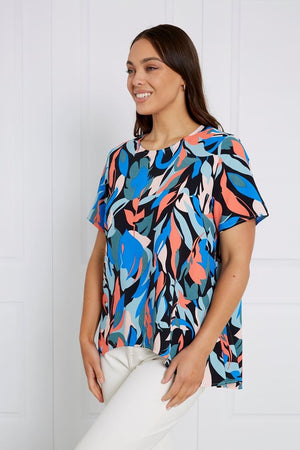 ABSTRACT PRINT TOP