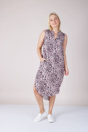 ANIMAL PRINT TUNIC DRESS