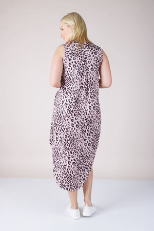 ANIMAL PRINT TUNIC DRESS