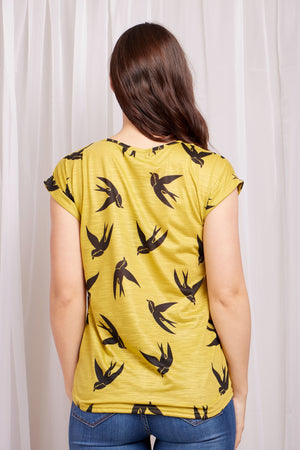 BIRD PRINT TEE