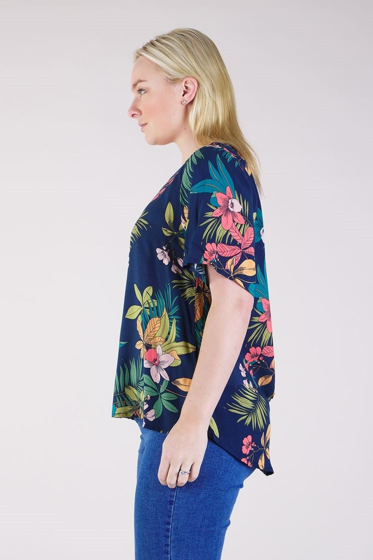 BOTANICAL PRINT TOP