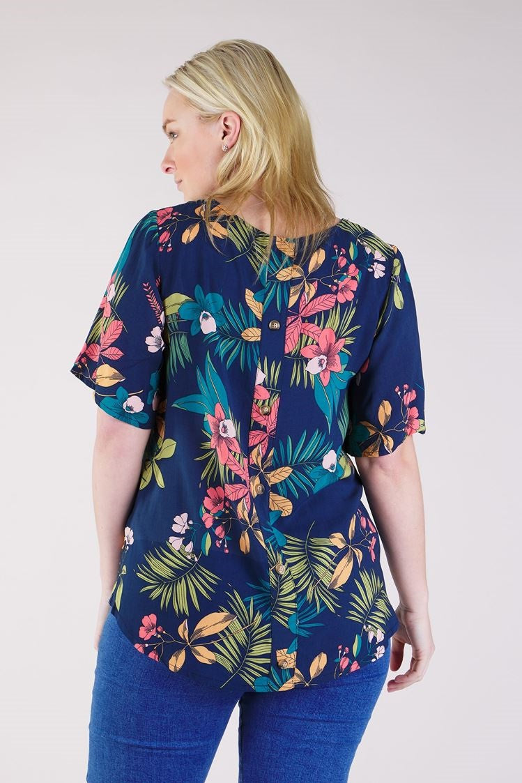 BOTANICAL PRINT TOP