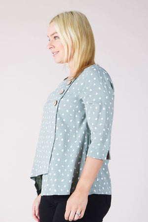 BUTTON CROSSOVER TOP
