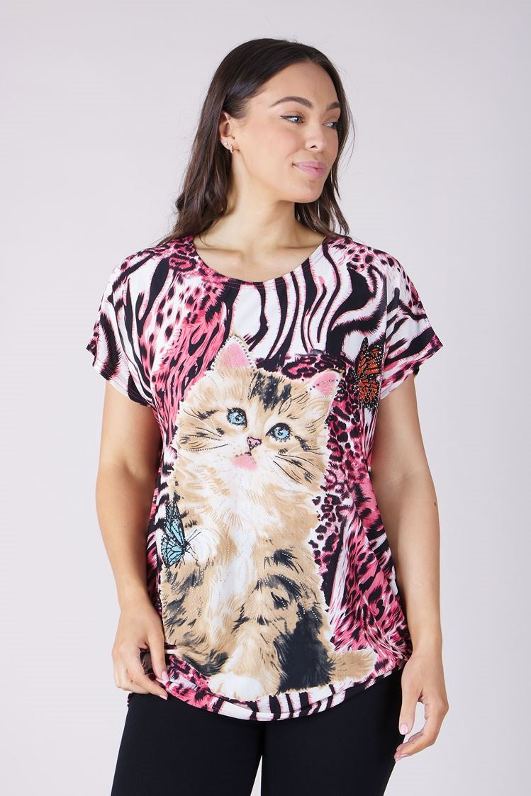 CAT PRINT TOP
