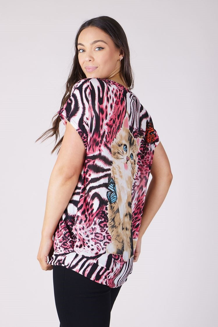 CAT PRINT TOP