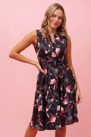 city chic skater dress City Chic Womens Plus Elbow Sleeves Knee-Length Skater Dress