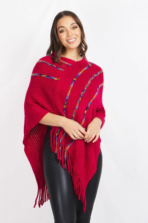 Poncho with Fringe