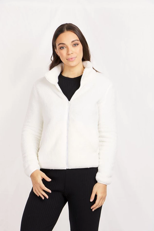 Short Fleece Zip Up Jacket