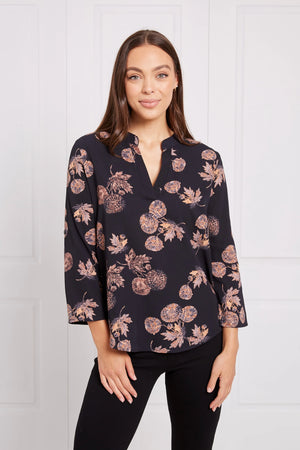 DANDELION MANDARIN COLLAR BLOUSE