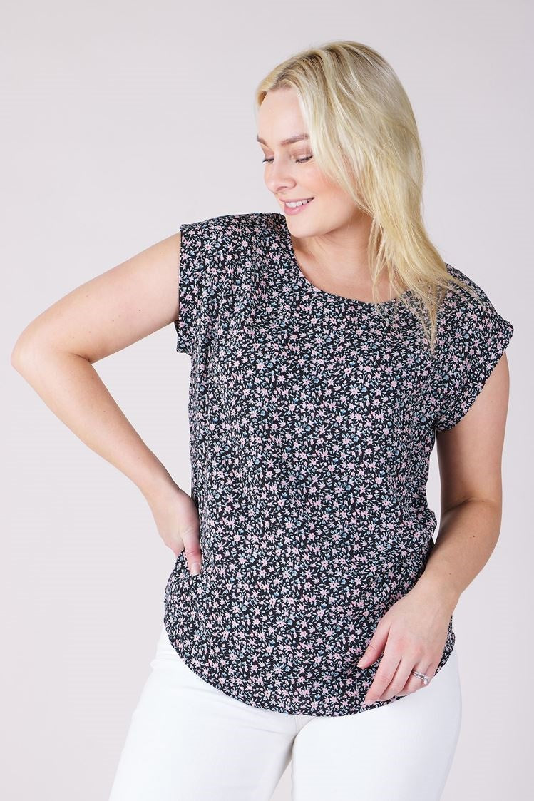 DITSY FLORAL SHELL TOP