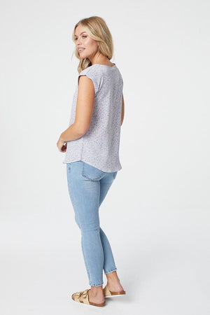 DITSY FLORAL SHELL TOP