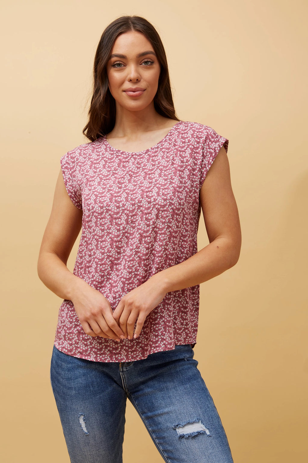 DITSY FLORAL SHELL TOP