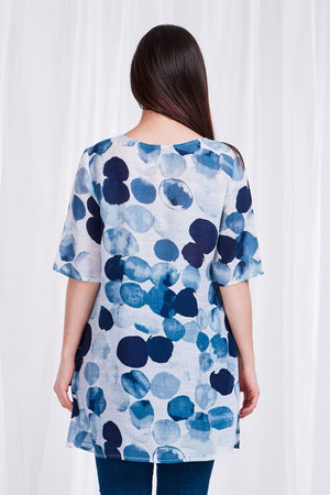 DOUBLE LAYER ASYMMETRICAL HEM TOP