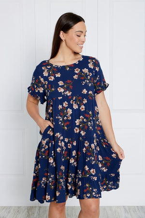 FLORAL BABYDOLL DRESS