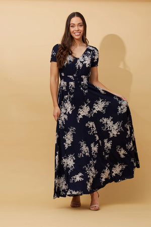 FLORAL BOHO MAXI DRESS